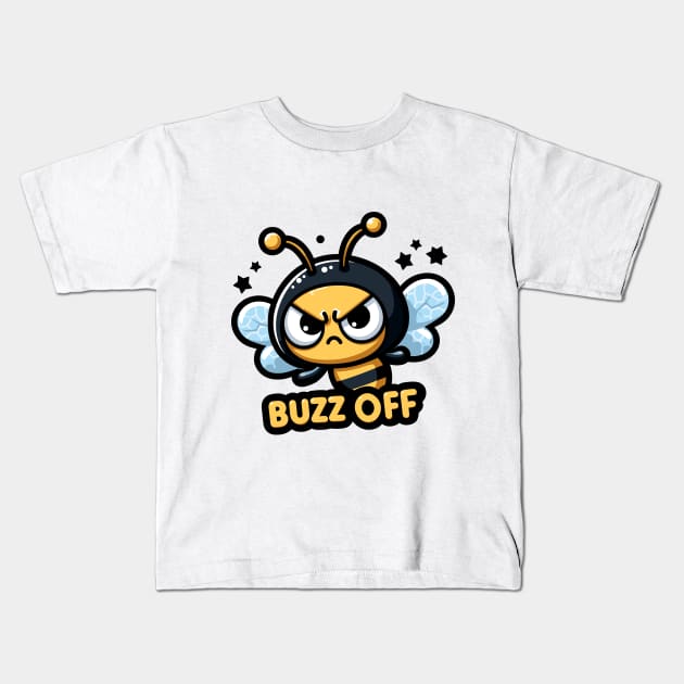 Buzz Off: Busy Bee Kids T-Shirt by SimplyIdeas